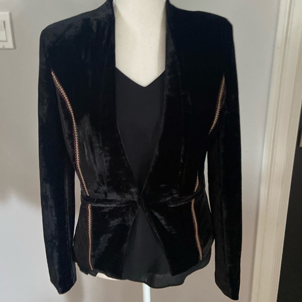 WYLDR velvet look blazer - Picture 3 of 11